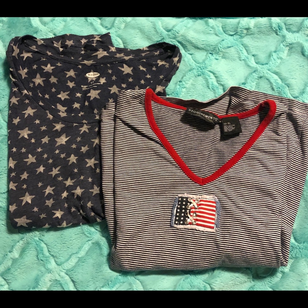 Two Americana tops